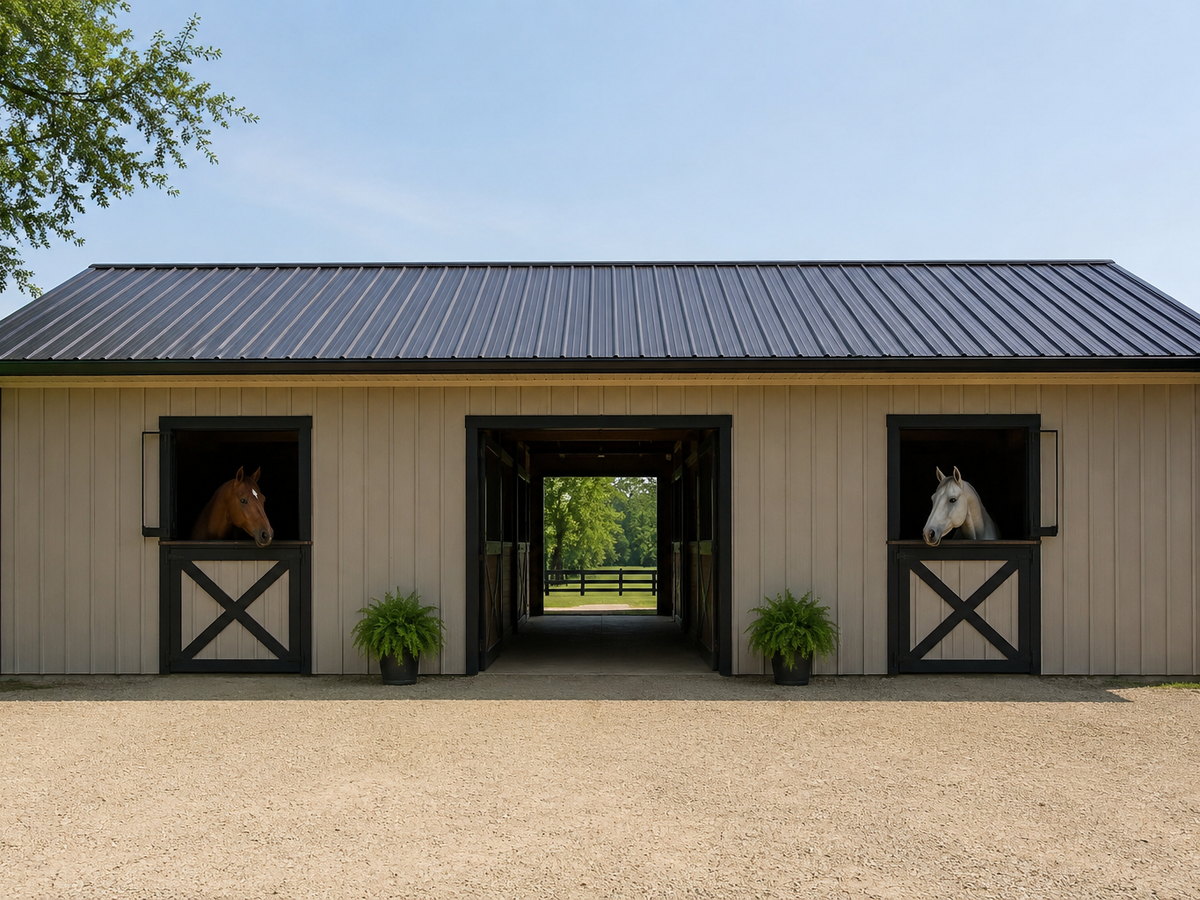 Equine facility build