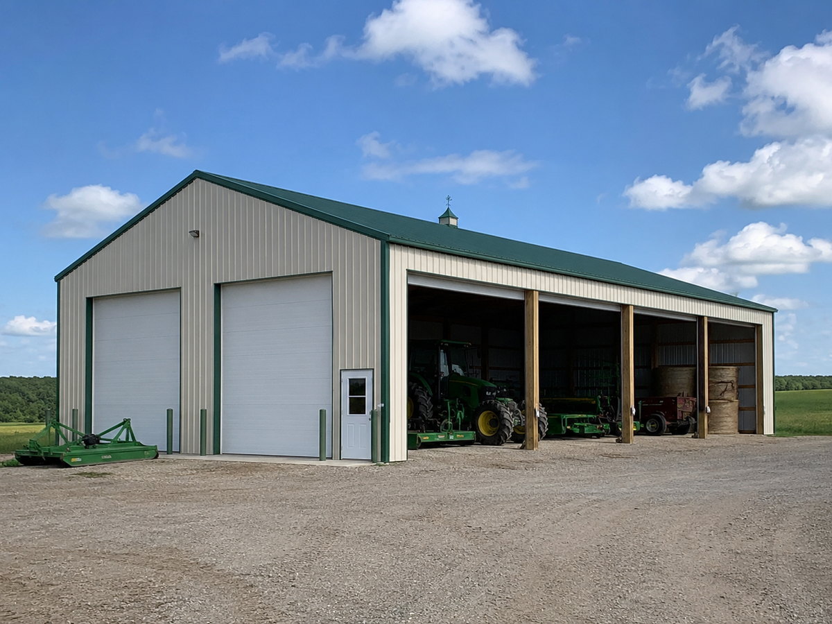 Agricultural building build
